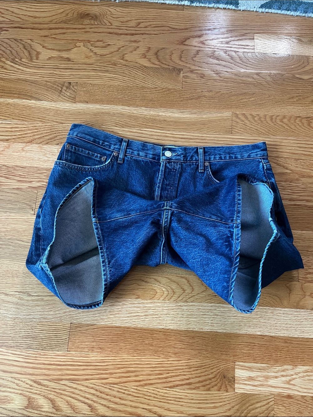 Agolde Dame Short High Rise Baggy Size 33 NWT - Picture 11 of 12